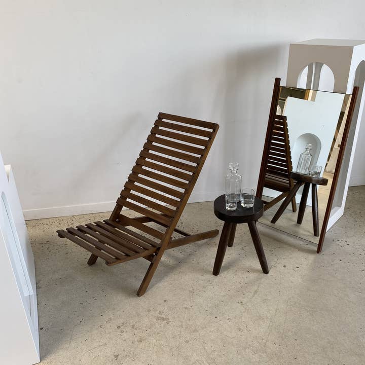 Office Objets - Wholesale Chair - Teak slatted folding lounge chair7