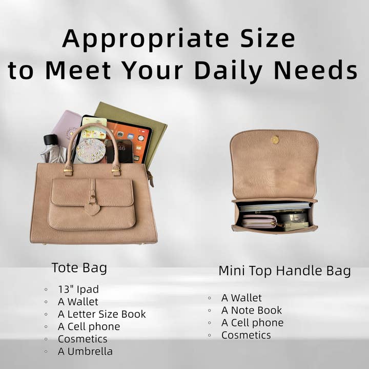 KAYLA+AVA - Venta al por mayor Bolso con correa - Mujer - Set de bolsos Hollie 3 en 1 Mommy and Me
