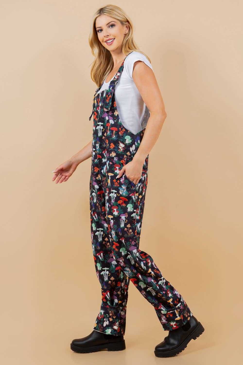 mushroom overalls