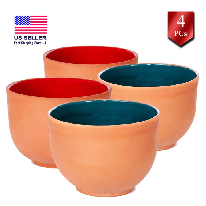 Hakan - Vendita all'ingrosso Insalatiera - Piatto da portata in terracotta, ciotola di terracotta per cucinare e yogurt