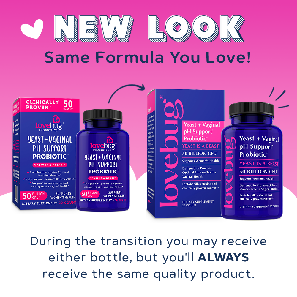 LoveBug Probiotics - Wholesale Oral Supplement/Vitamin - Yeast & Vaginal pH Support Probiotic Oral Supplement6