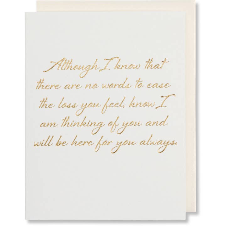 Sympathy and Condolence Card – There Are No Words Card for wholesale by WowWordZ