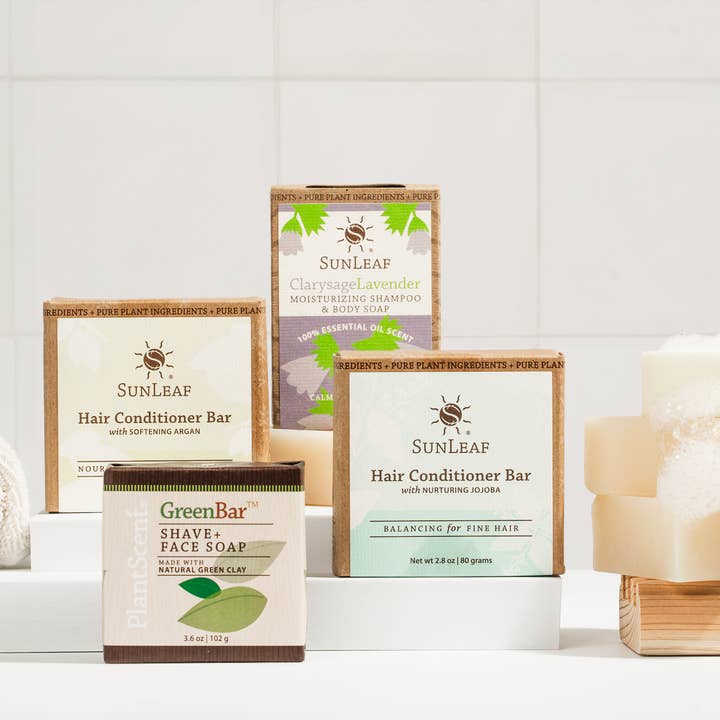SunLeaf Naturals - Wholesale Hair Conditioner - Hair Conditioner Bar, Dry/Damaged Hair/ Restorative