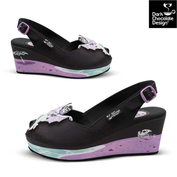 Popping Candy - Wholesale Wedges – Women’s - Hot Chocolate Design - Beach Ghouls Sandals4