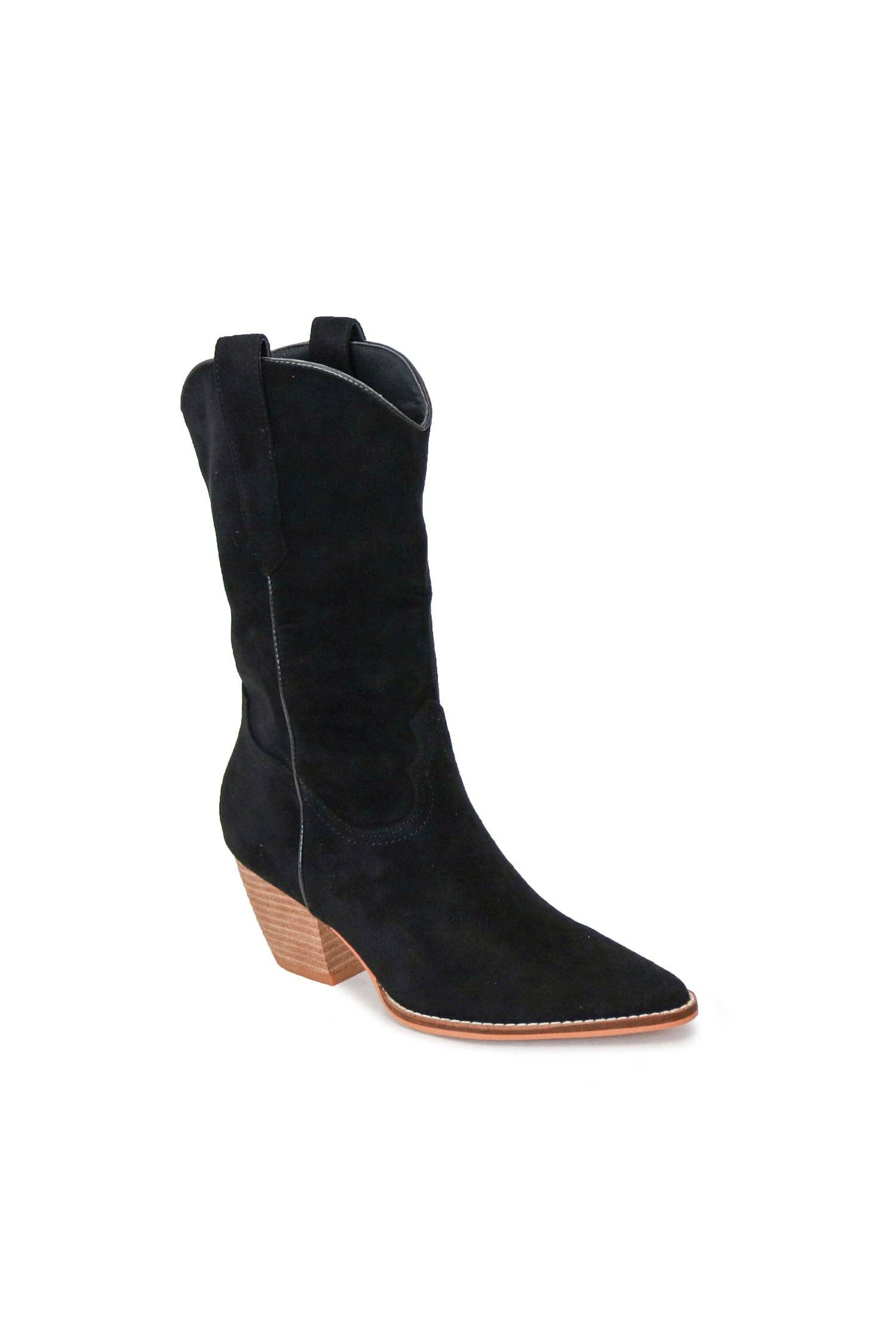 BEAST FASHION - Wholesale Cowboy Boots - Women's - ARISA-08 Cowgirl Suede mid-calf Boots1