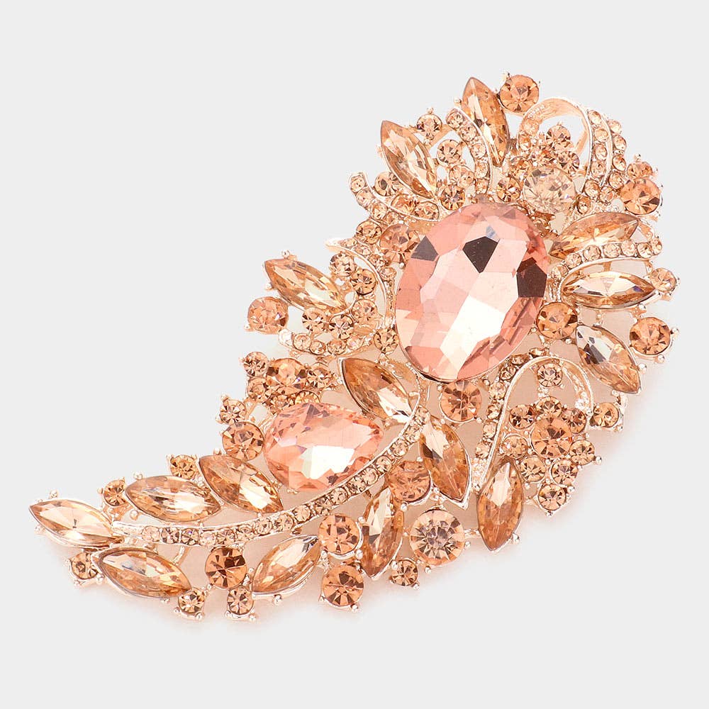 Sensibling Corp. - Wholesale Brooch - Multi Stone Embellished Pin Brooch13