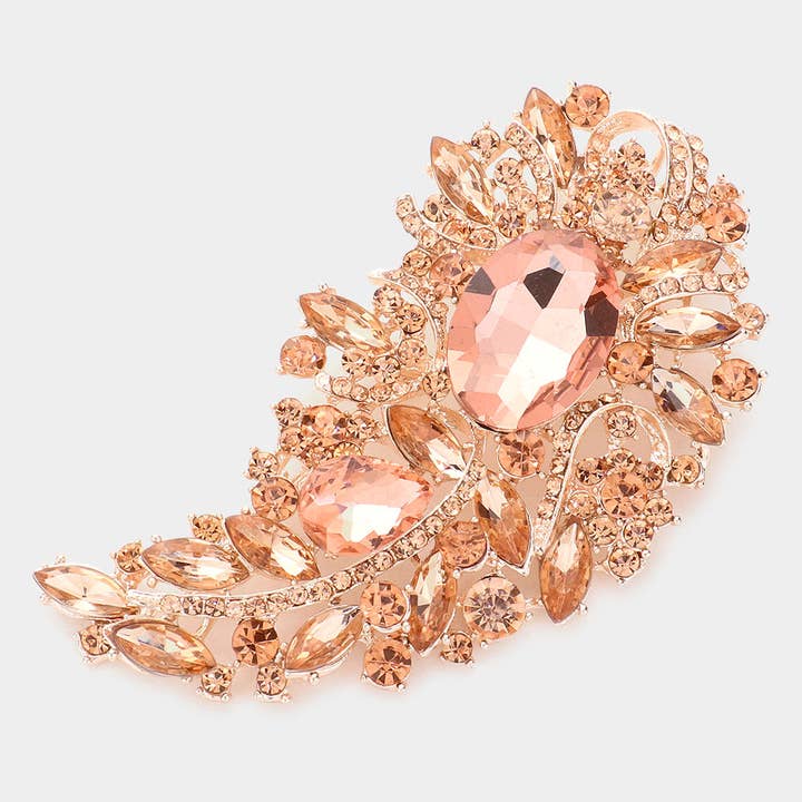 Sensibling Corp. – wholesale Brooch – Multi Stone Embellished Pin Brooch13