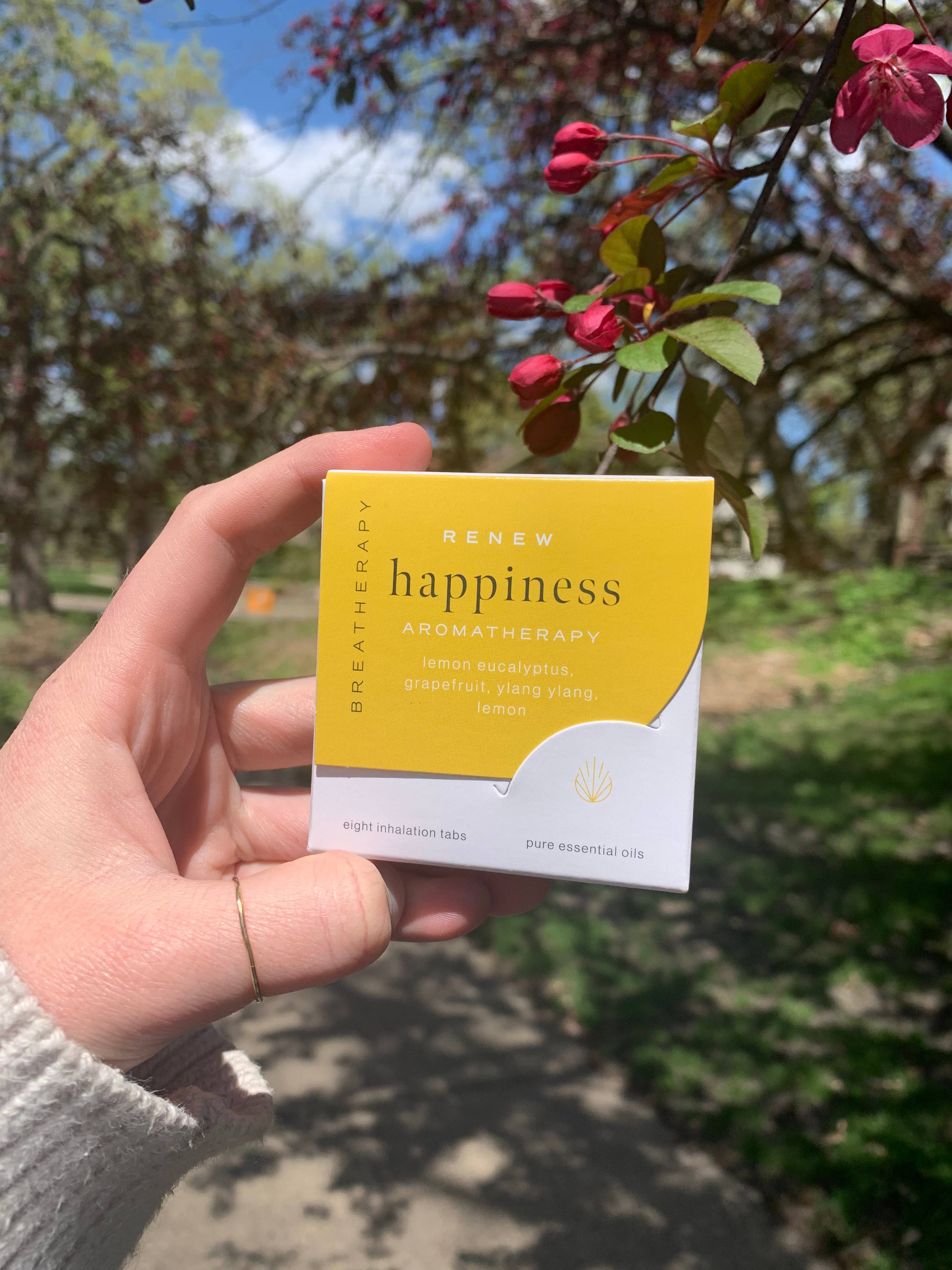 Breatherapy - Wholesale Aromatherapy Inhaler - HAPPINESS Aroma Patches — Comforting Mood Support (8-ct)6