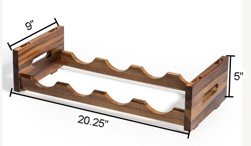 Kalmar Home - Wholesale Wine Rack - 4 Bottle Stackable Wine Rack - 4062