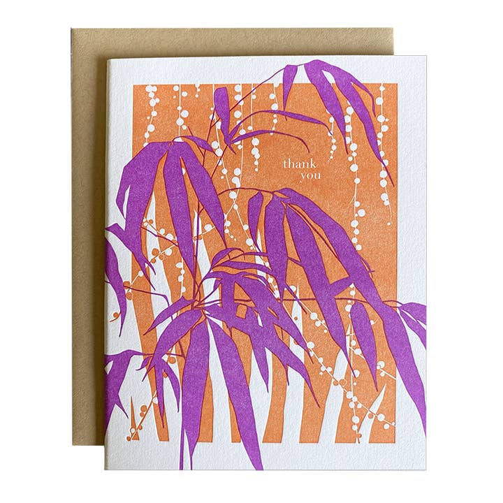 Bamboo Pearls Thanks for wholesale by Navy Midnight Press