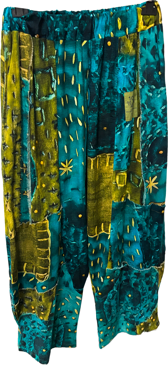 LeParisPetit by I Love Linen - Wholesale Pants - Women's - Harem Pants in Cotton Gauze—Six (6) Patterns/Colors5