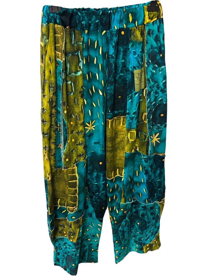 LeParisPetit by I Love Linen - Wholesale Pants - Women's - Harem Pants in Cotton Gauze—Six (6) Patterns/Colors5