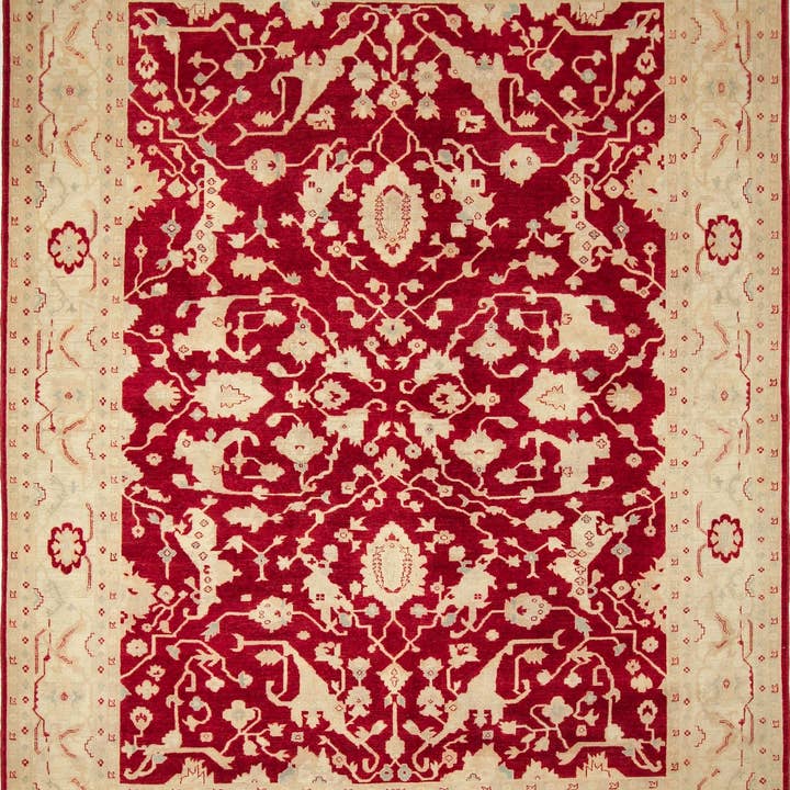 Noori Rug - Wholesale Area Rug - Sun-Faded Abdel Red/Beige Rug, 9'2" x 11'4"5