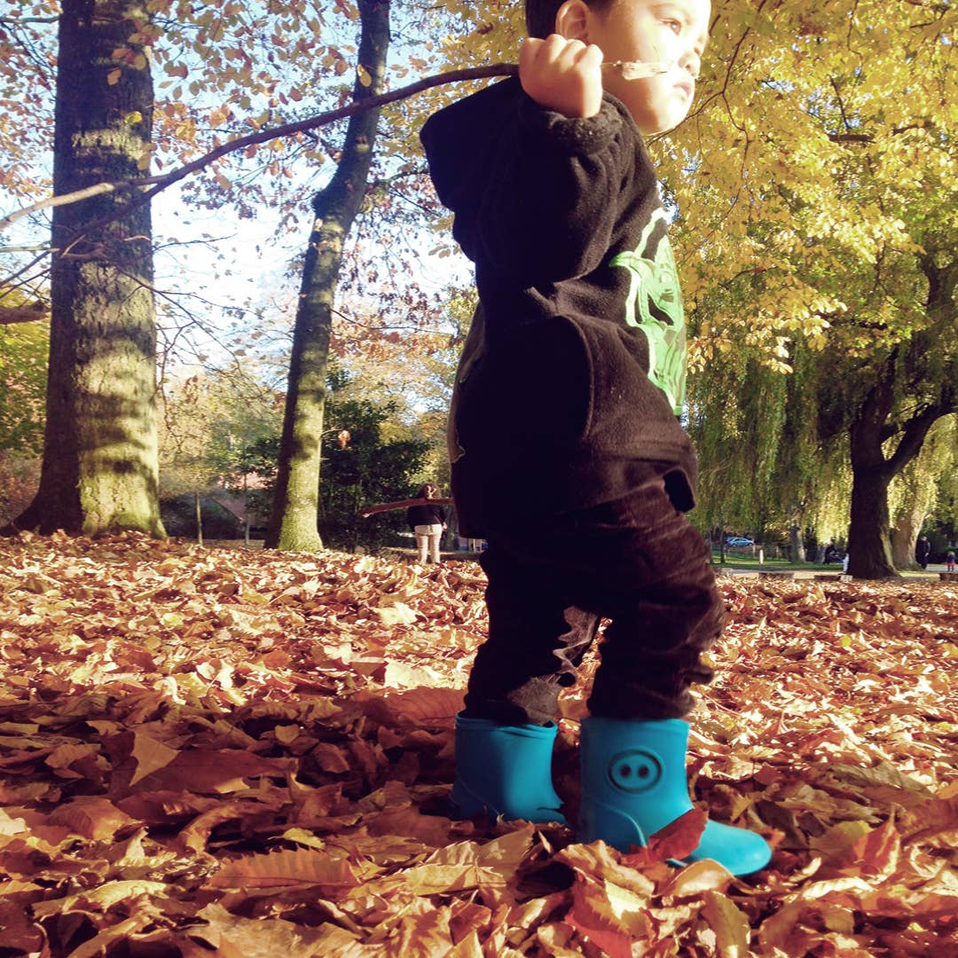 BOXBO – Großhandel Gummistiefel – Kinder – BOXBO Kinder-Gummistiefel KAWAÏ Blau4