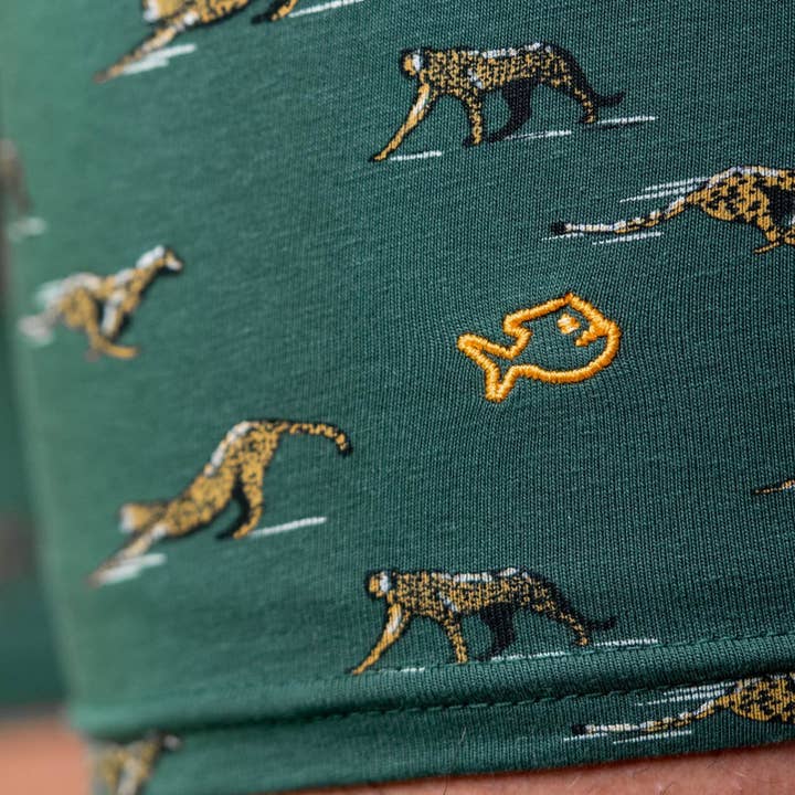 BILLYBELT - Wholesale Underwear - Men's - Organic cotton boxer - Green wild3