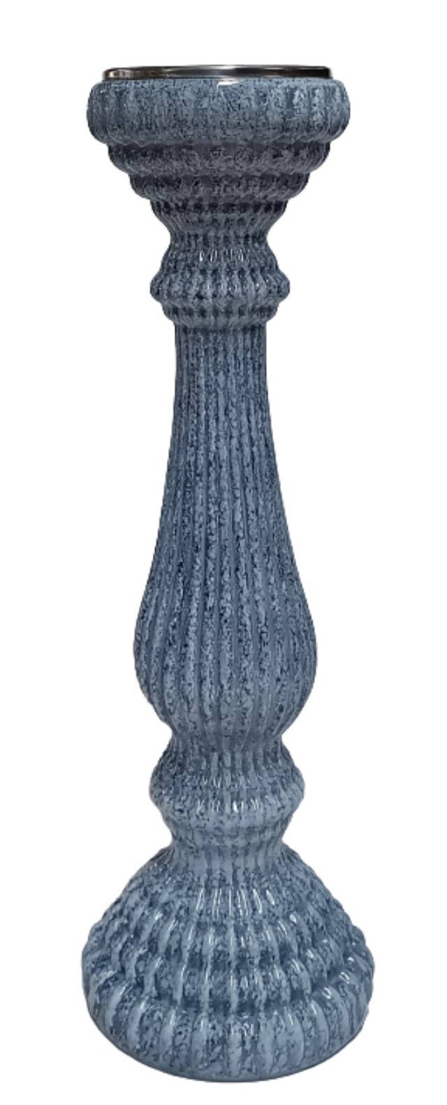 Indriya Home - Wholesale Candle Holder - Mouthblown Recycled Glass Candle Holders-2 sizes 
11