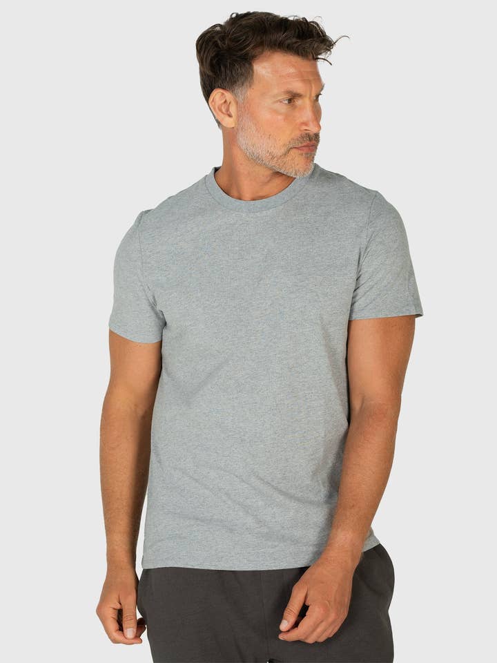 Coast Clothing Co - Wholesale T-shirt – men's - Crew Neck Tee in Grey - ADD ANY 3 TEES TO CART, PAY FOR JUST 2