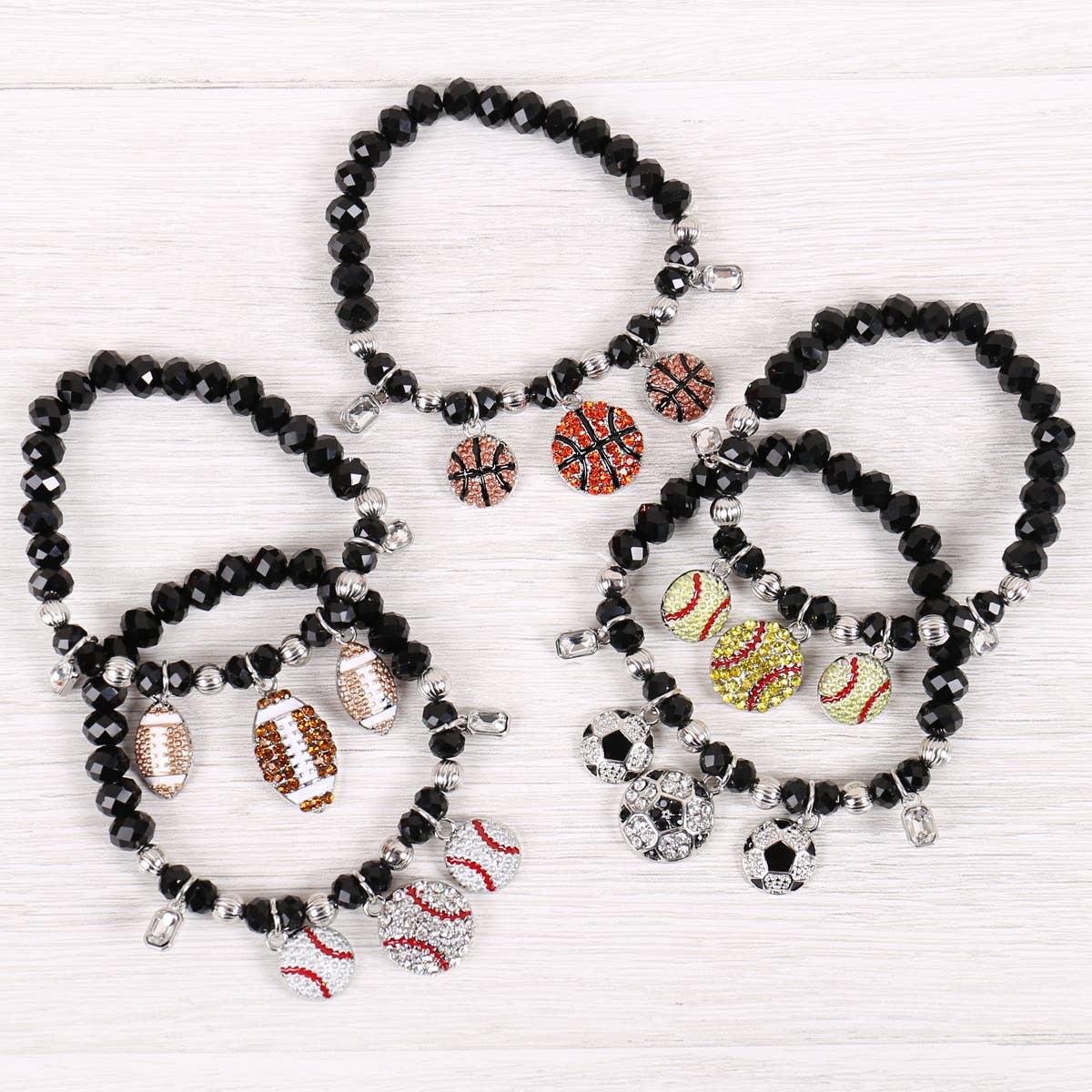 MYS Wholesale Inc - Vente Bracelets à breloques/pendentifs - Bracelet à breloques élégant en perles rondes pour femmes8