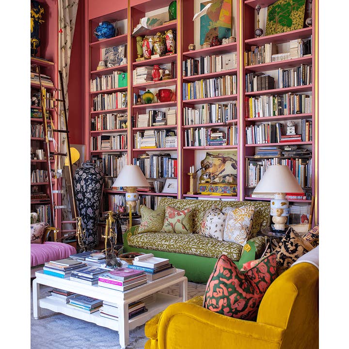 Mowbi - Wholesale Art Print - Maximalist Modern Classic Library: Too Much is Never Enough0