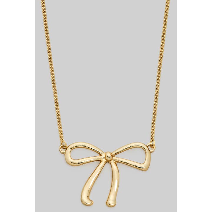 COLLIER AVEC PENDENTIF EN FORME DE NŒUD pour la vente par Girly