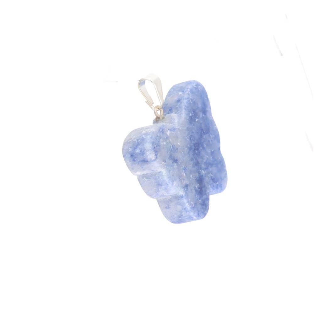 Vives de la Cortada S.L - Wholesale Individual Charm/Pendant - Blue Quartz Butterfly Pendant1