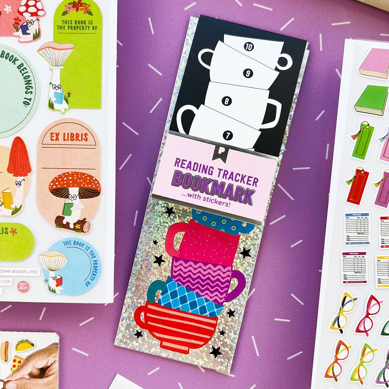 Pipsticks - Wholesale Sticker - Teacup Reading Tracker Bookmark4