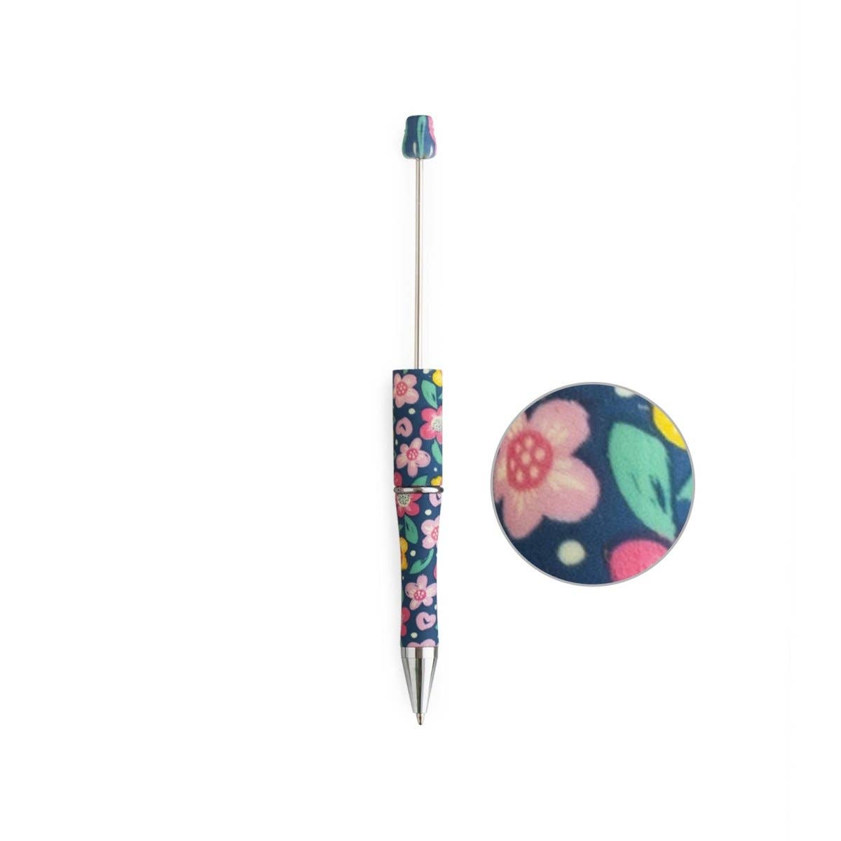 Cara & Co Silicone Craft Supply - Wholesale Pen - Beadable Plastic Printed Pens2