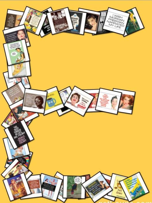 Assortment Rectangular Magnet-Everything for wholesale by Ephemera