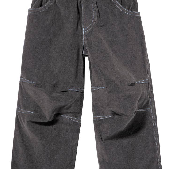 Cord Soft Stretch Pants With Built-in Knee Articulation for wholesale by City Threads