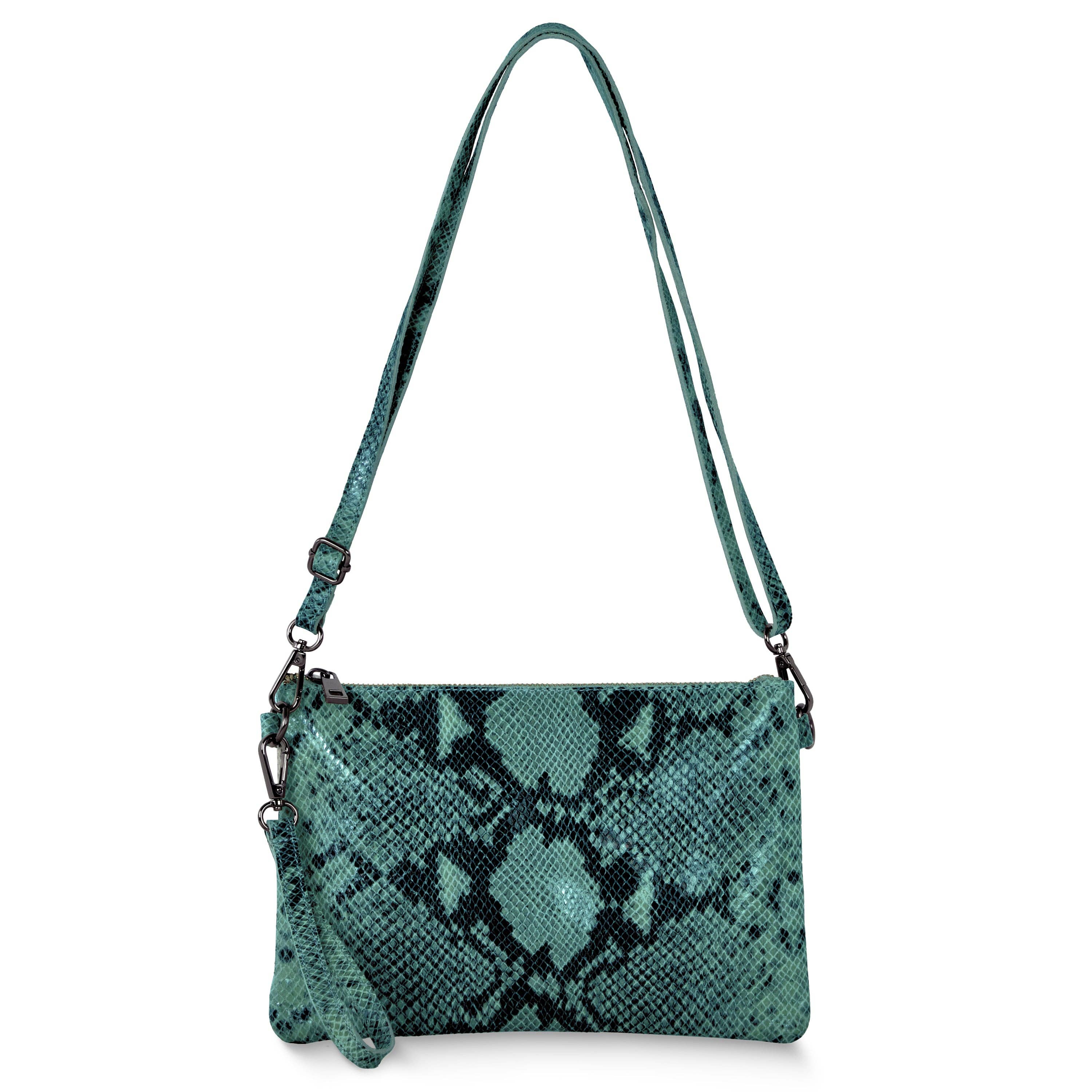 TAKEASY - Wholesale Crossbodytas - Dames - Python-Print Suède Schoudertas18