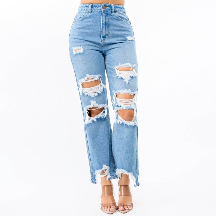 Wholesale heart cut out jeans for your store Wholesale heart cut out jeans for your store