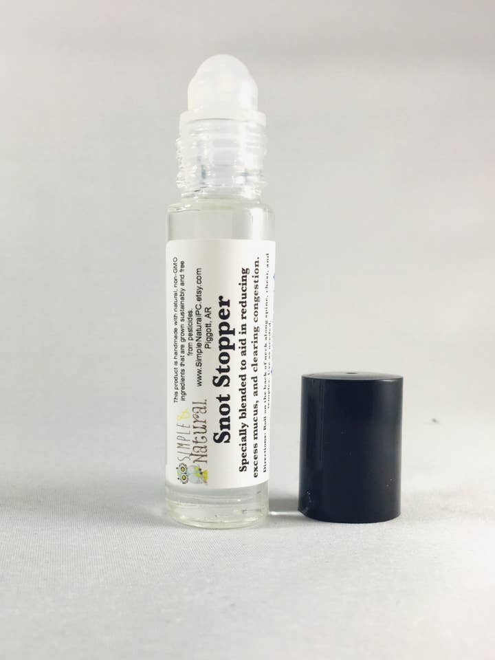 Snot Stopper - Essential Oil Roll On for wholesale by Simple Natural Apothecary