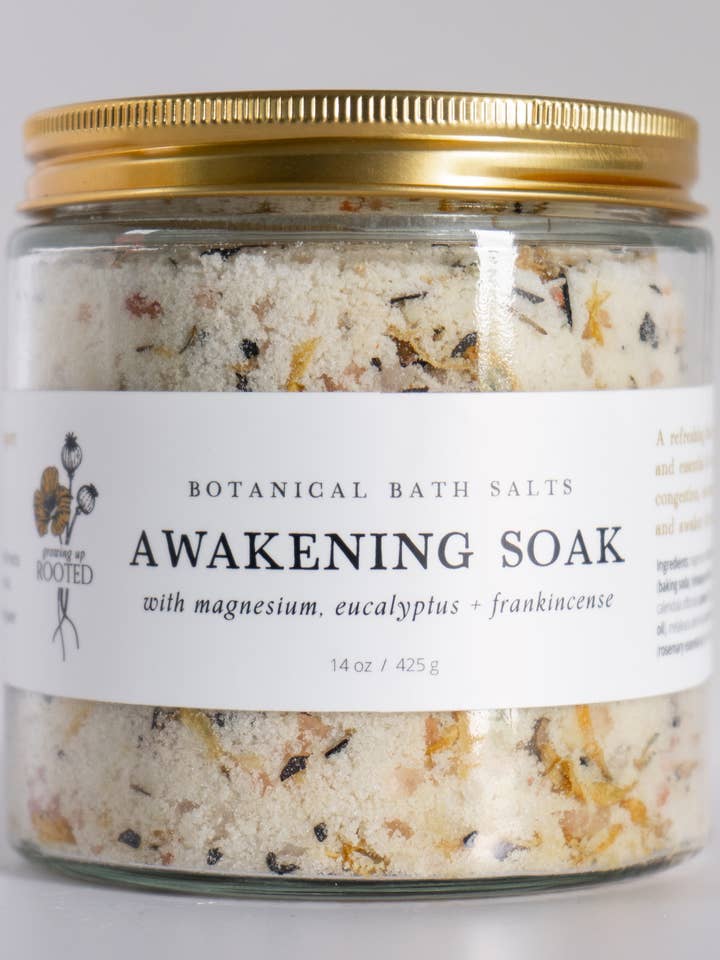Awakening Soak - Botanical Bath Salts for wholesale by Growing Up Rooted