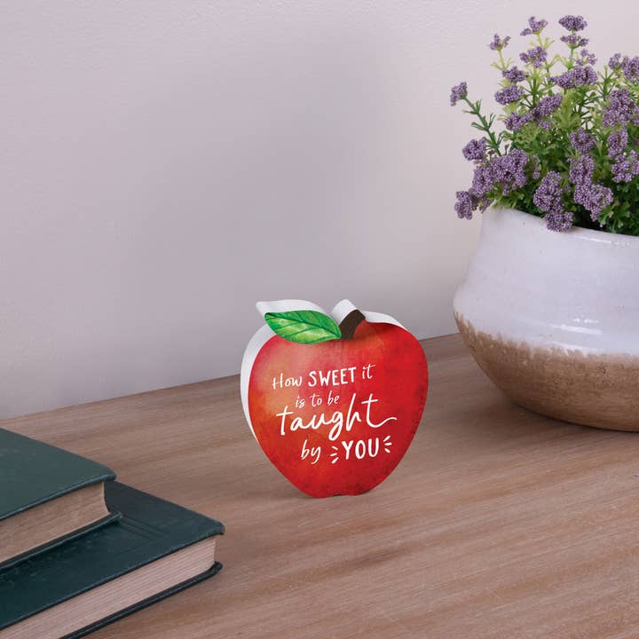 P. Graham Dunn - Wholesale Decorative Tabletop Object - How Sweet It Is To Be Taught By You Shape Décor