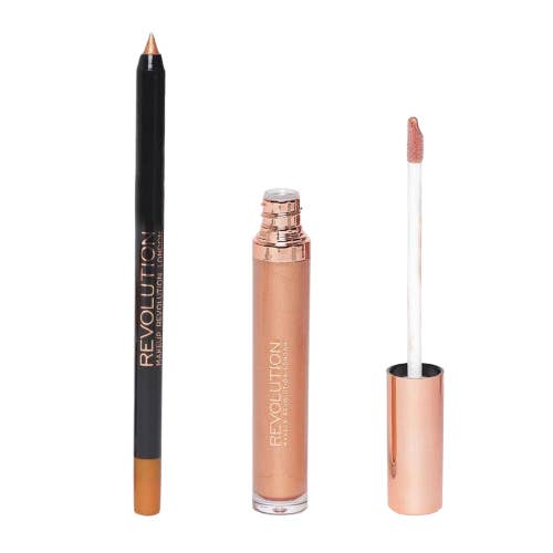 VIAI Beauty - Wholesale Lipstick Set - REVOLUTION Retro Luxe Lip Contour Kit - Pencil & Lipstick (Value Pack)