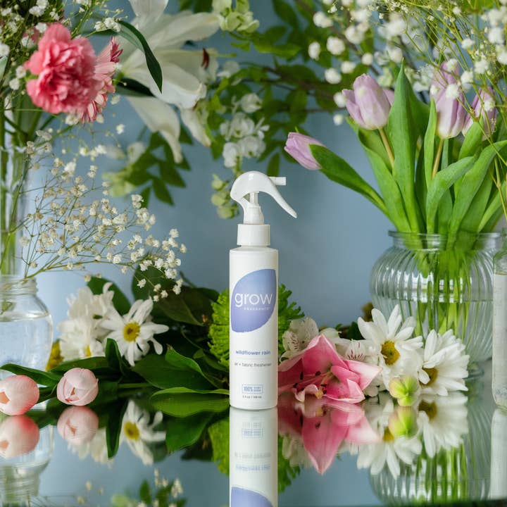 Grow Fragrance - Wholesale Room & Linen Spray - Wildflower Rain Air and Fabric Freshener