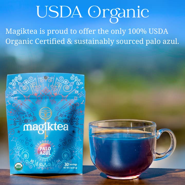 Magiktea - Vente Thé en vrac - Palo Azul - Thé en vrac - 2 oz (30 tasses) - USDA Organic2