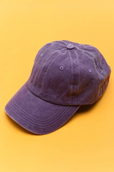 JOSSLYN by wall to wall - Wholesale Baseball Cap - Women's - VINTAGE WASHED BASEBALL CAP 40HW70220