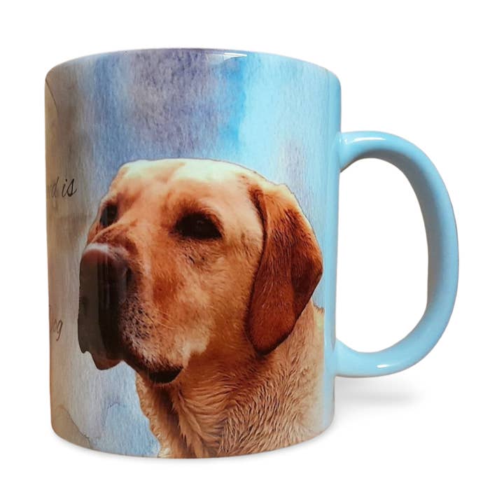 Yellow Labrador Dog Mug for wholesale by Rockways Designs