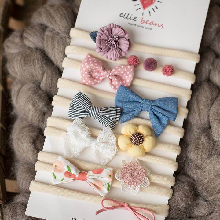 Sunshine Headband Set (10-pack) for wholesale by Ellie Beans