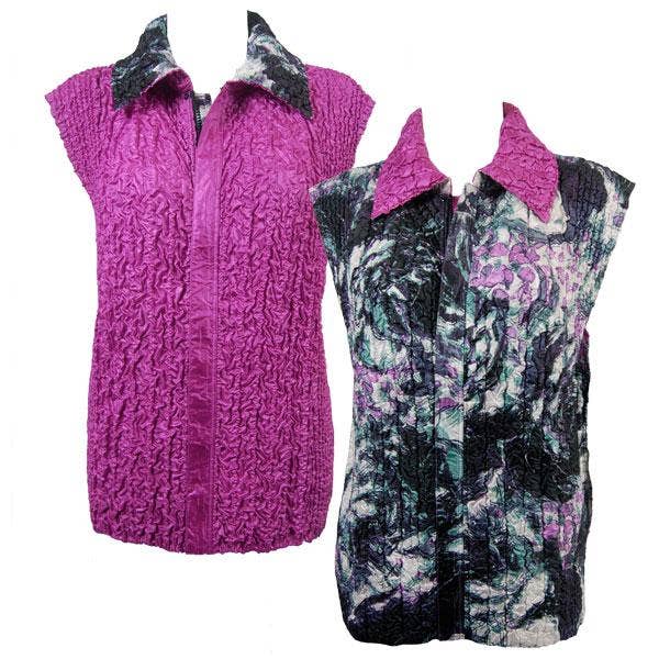 The Magic Scarf Company - Wholesale Outerwear Vest - Women's - 4537 - Quilted Reversible Vests21