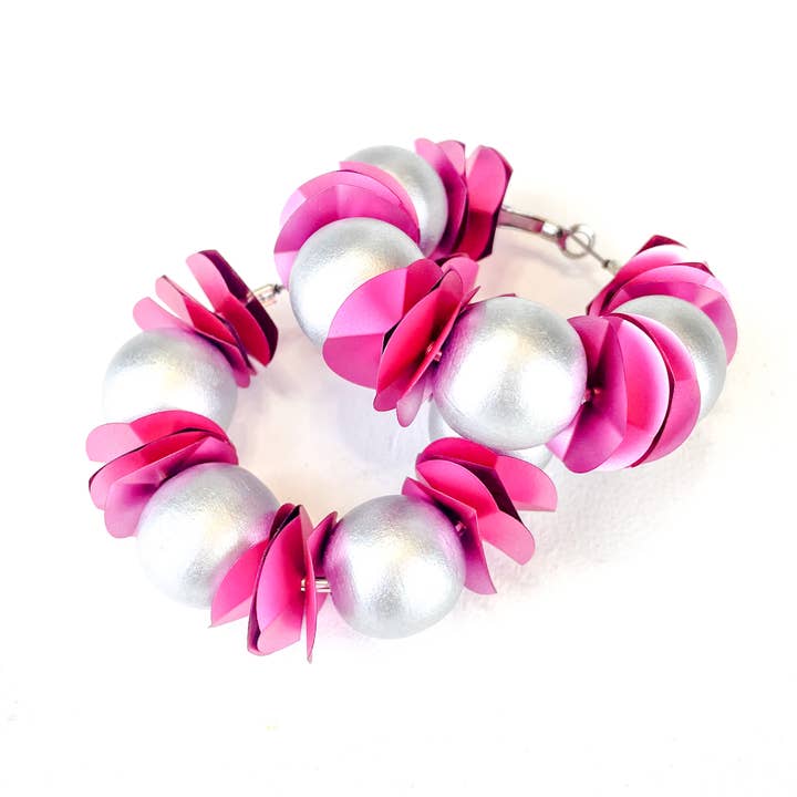 rosie + belle - Wholesale Hoop Earrings - Pop of Color Earrings8