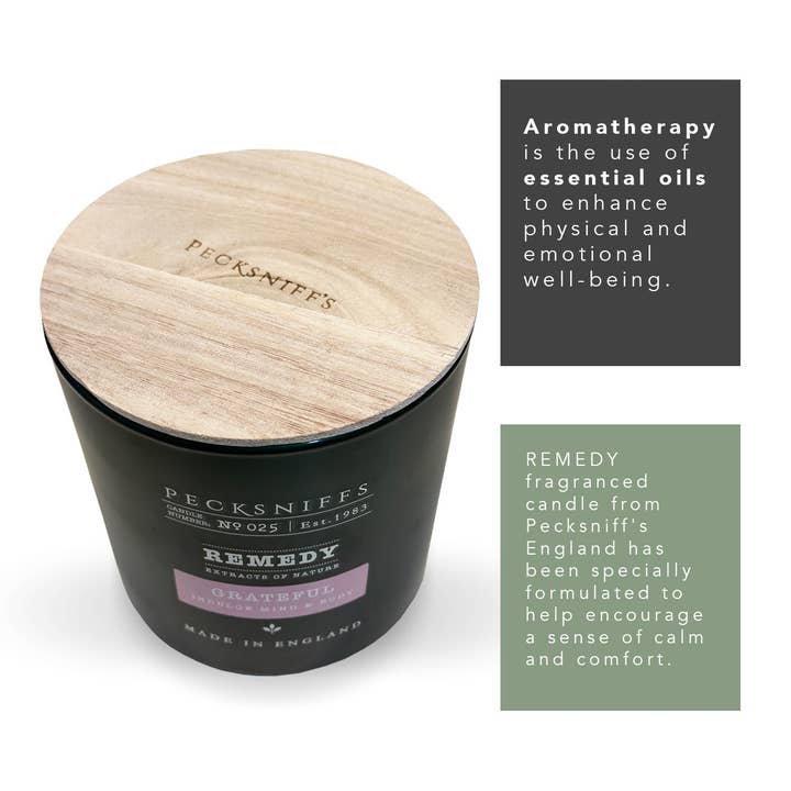 Prestige Beauty Boutique - Wholesale Jar/Filled Candle - Pecksniffs Remedy Grateful Scented Candle | 3 Wicks, 550g/19.4oz