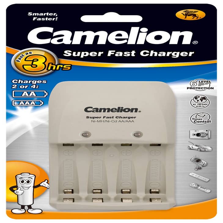 Wholesale Camelion Super Fast AA & AAA Charger for your store - Faire