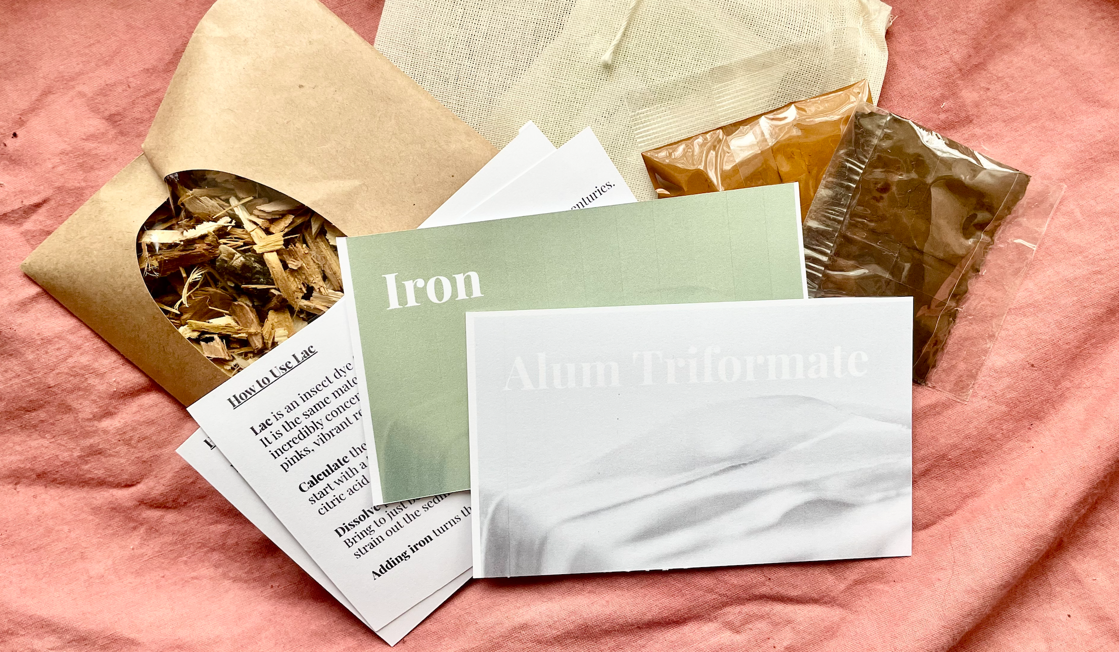 Lesley Darling Fiber - Wholesale DIY Craft Kit - Starter Natural Dye Kit1