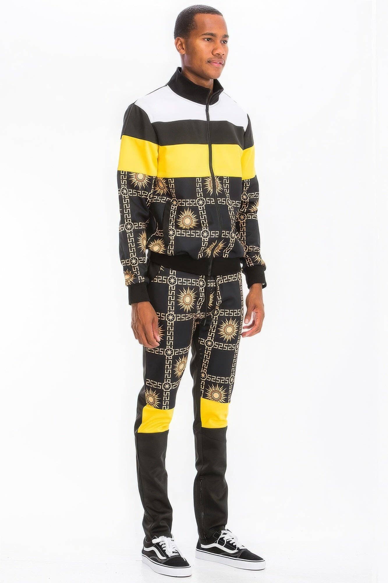 CC Wholesale Clothing – Engroshandel Træningsdragt – til mænd – Printed poly span træningssæt1