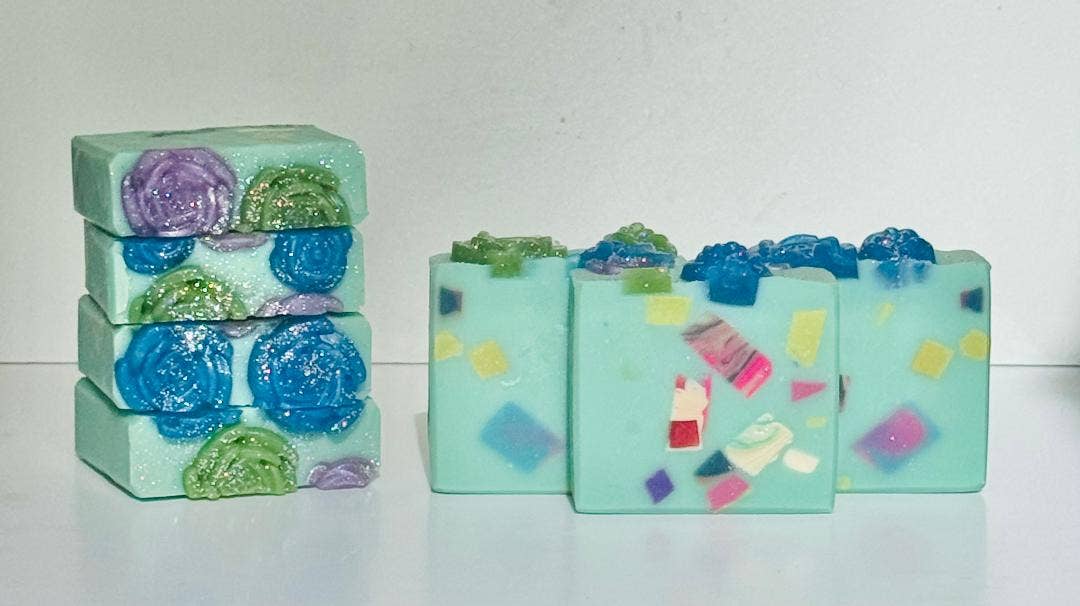 Everly Sunshine a Traveling Soapery - Wholesale Bar Soap - Patchwork bar soap1
