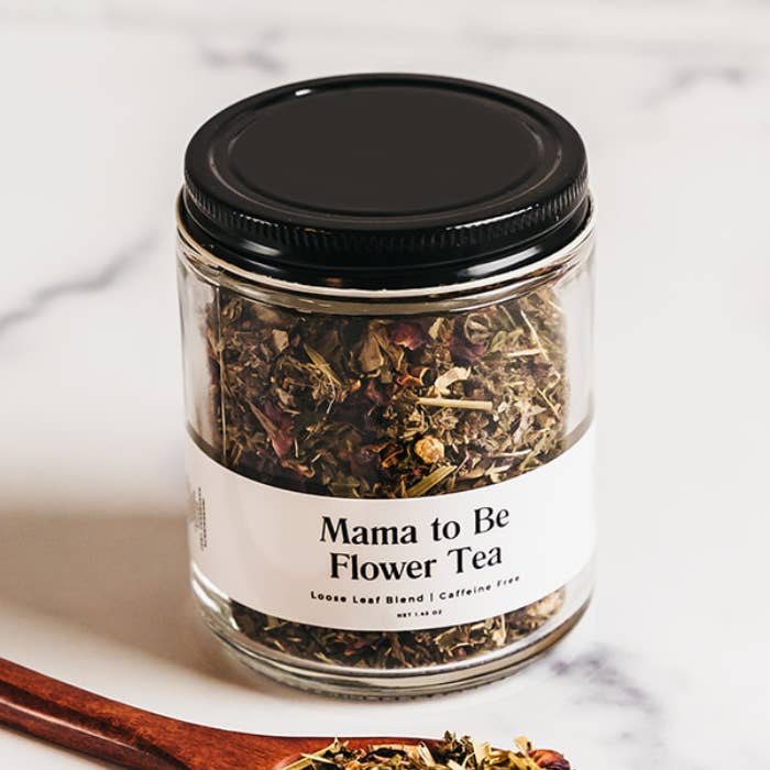 Mama To Be Flower Tea - Loose Leaf Tea in Glass Jar - 1.45oz for wholesale by Giften Market