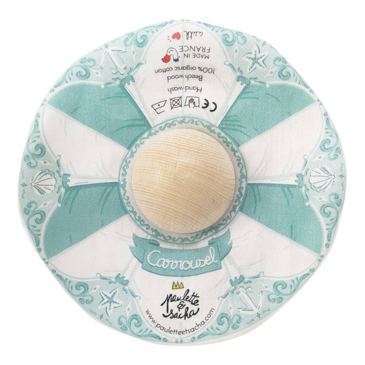 Paulette Et Sacha – Brinquedo de madeira - Crianças por atacado – Brinquedo Carrossel Oceano para Primeiros Momentos2