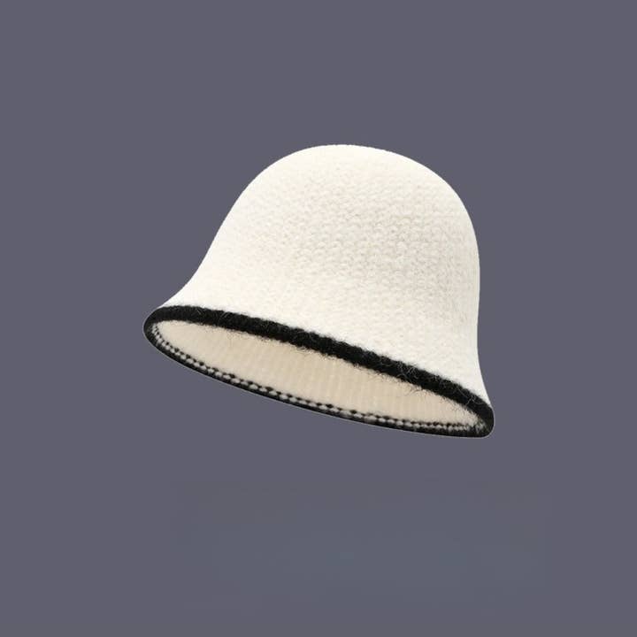 Funkyrel® Atzbranding Limited - Wholesale Bucket hat – Women's - Haila - Color-Block Knitted Bucket Hat for Women1